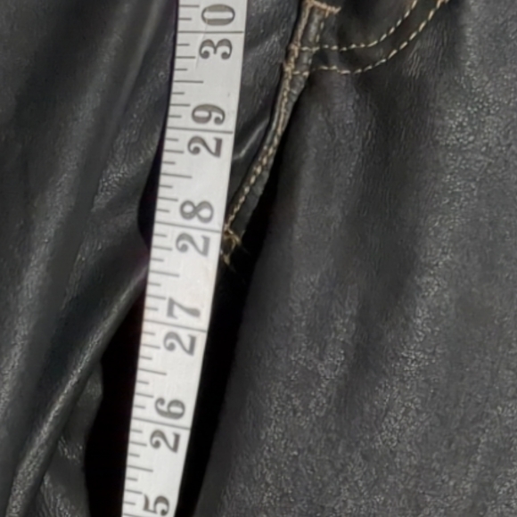 * NEW* W &W Wash & Wear Men's Genuine Leather Size 28 - Picture 14 of 16